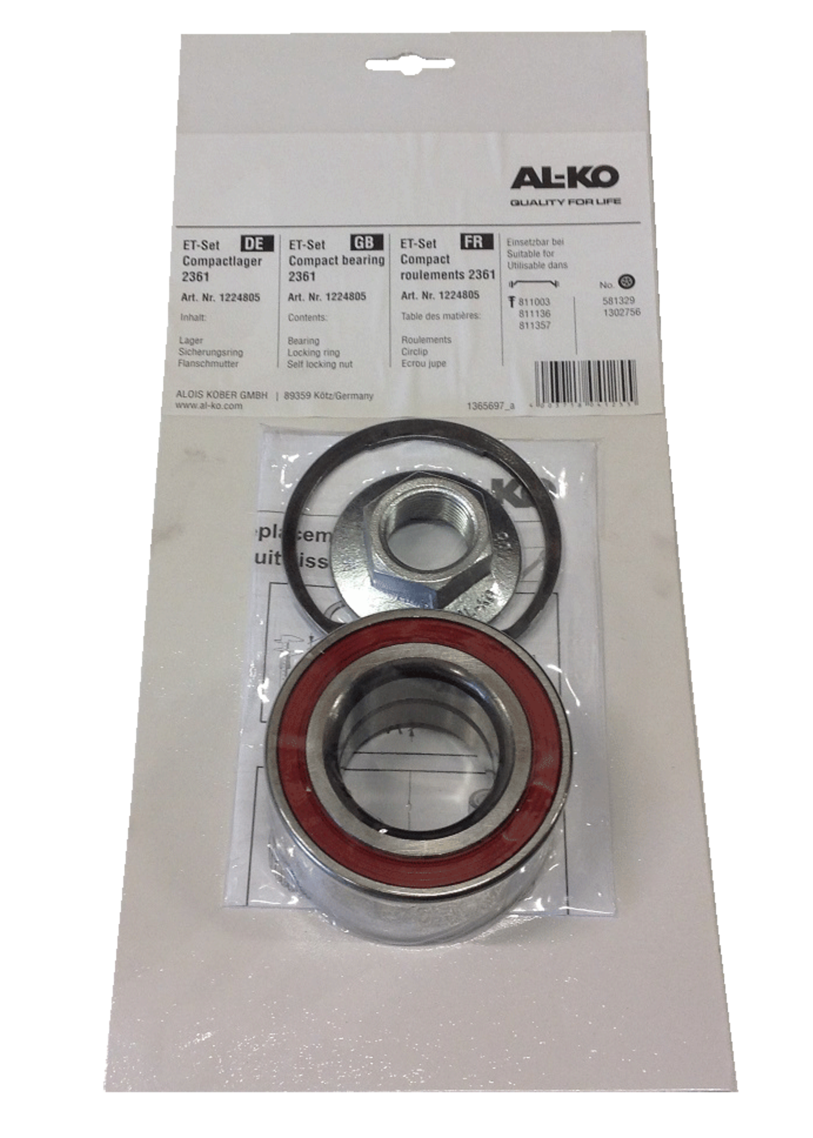 AL-KO Compactlagerset Alko 2361 tot 1800 kg