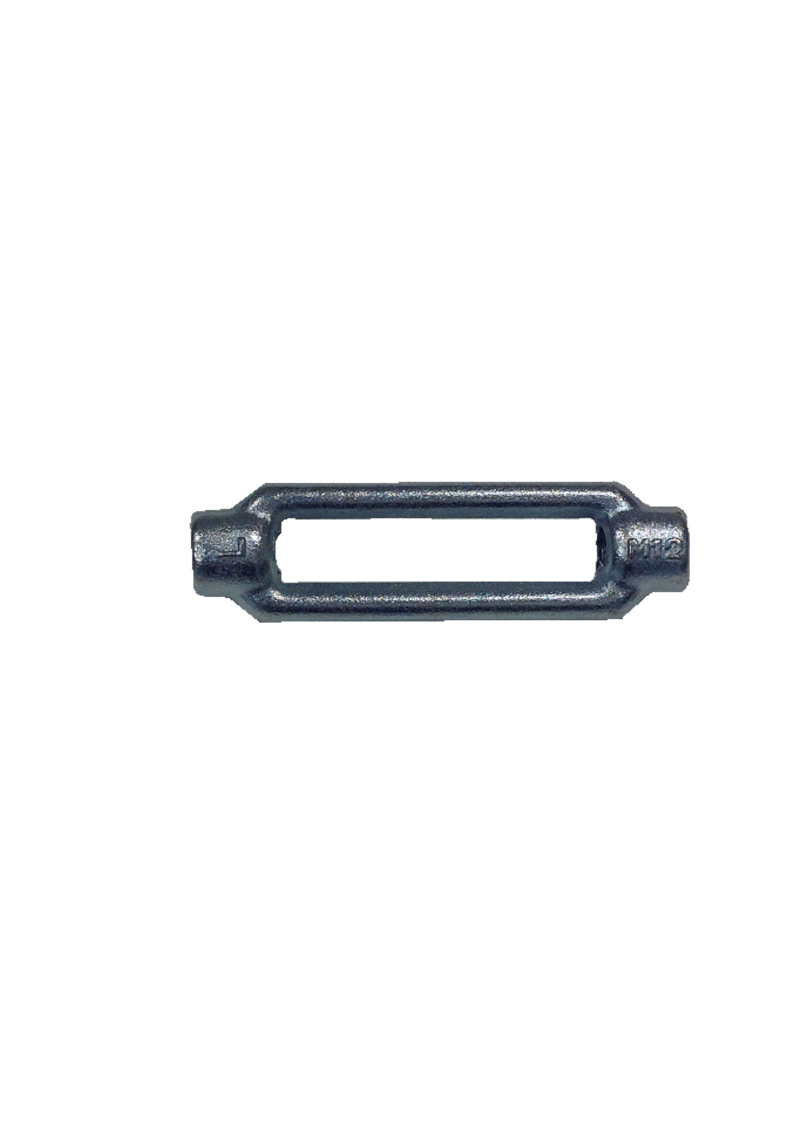Spanmoer  DIN 1480 verzinkt, M12 /  2 stuks