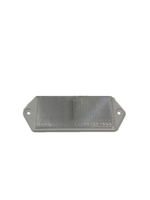 Reflector wit, 125x51 schroefbaar / 2 stuks
