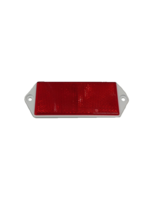 Reflector rood, 125x51 schroefbaar  / 2 stuks