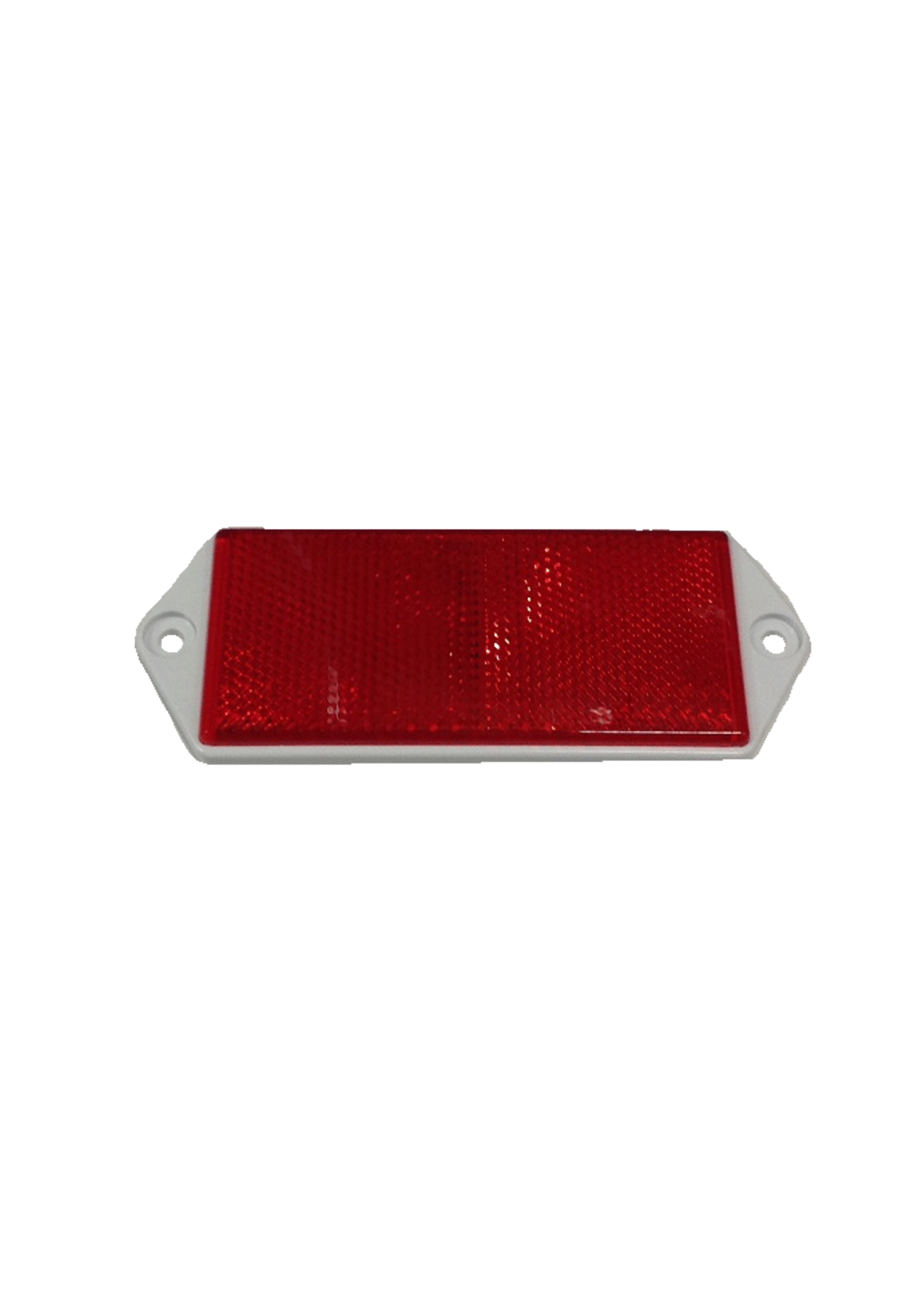 Reflector rood, 125x51 schroefbaar  / 2 stuks
