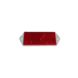 Reflector rood, 125x51 schroefbaar / 2 stuks Reflector rood, 125x51 schroefbaar / 2 stuks