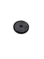 Reflector rond 60mm , wit schroefbaar / 2 stuks