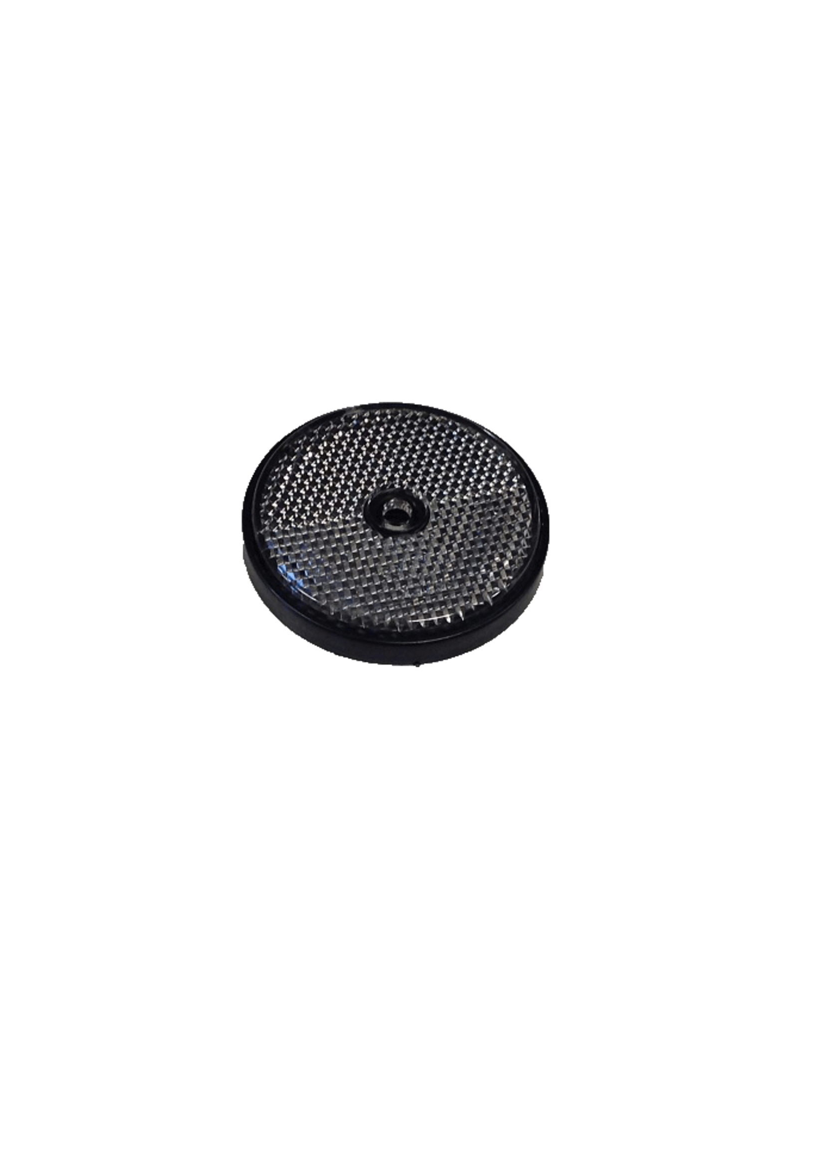 Reflector rond 60mm , wit schroefbaar / 2 stuks