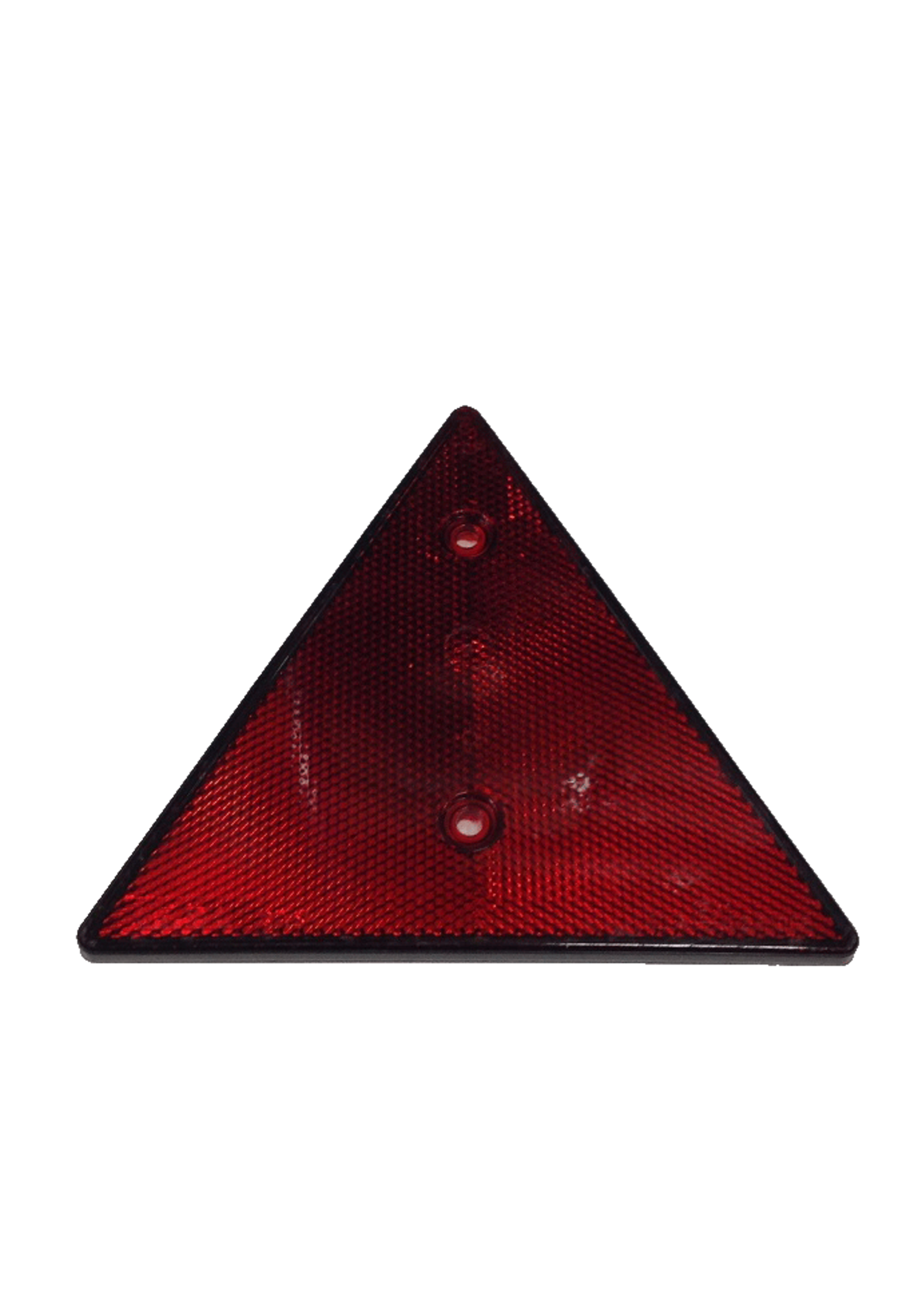 Driehoek reflector rood schroefbaar / 2 stuks