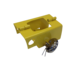 Koppelingsslot geel 195x107x100mm met discusslot Koppelingsslot geel 195x107x100mm met discusslot