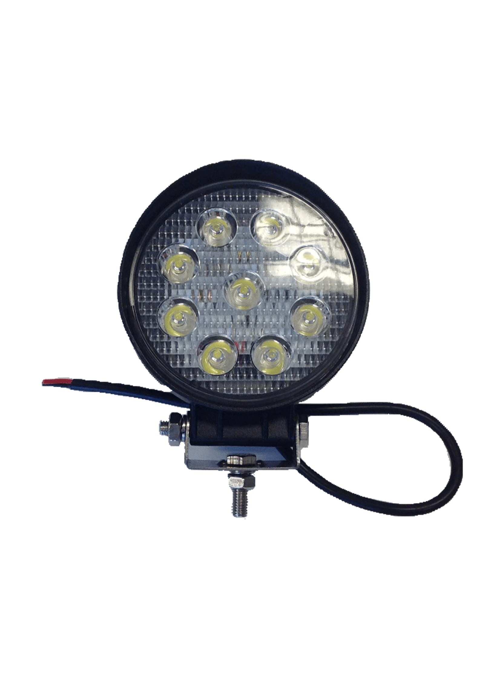 Matec Werklamp rond Led 10-30V DC 1800 Lumen IP68 9x3w