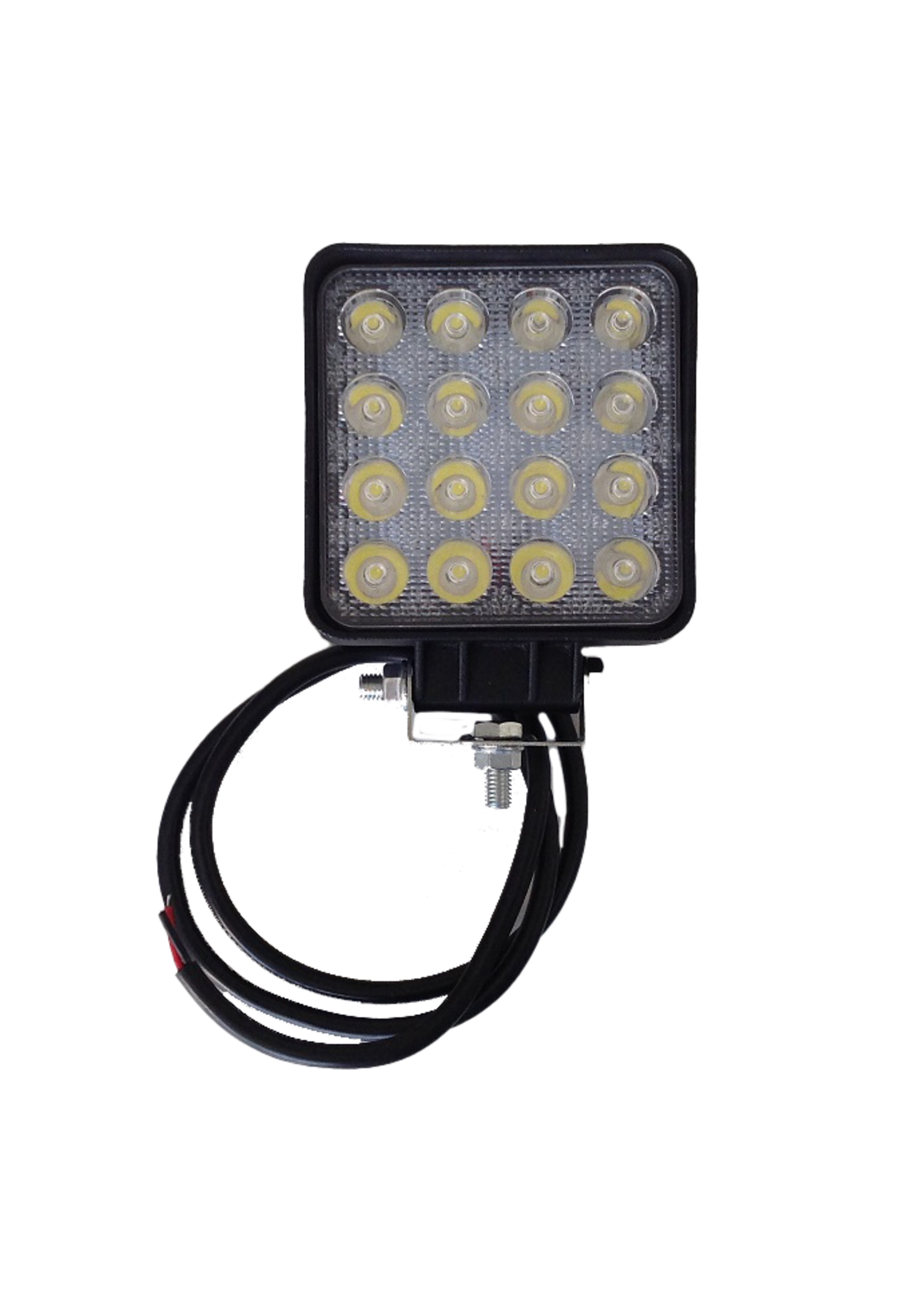 Matec Werklamp vierkant Led 10-30V DC 2800 Lumen IP68 16x3W