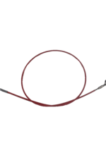 DTR Breekkabel 1000mm karabijn haak en knijphaak rood