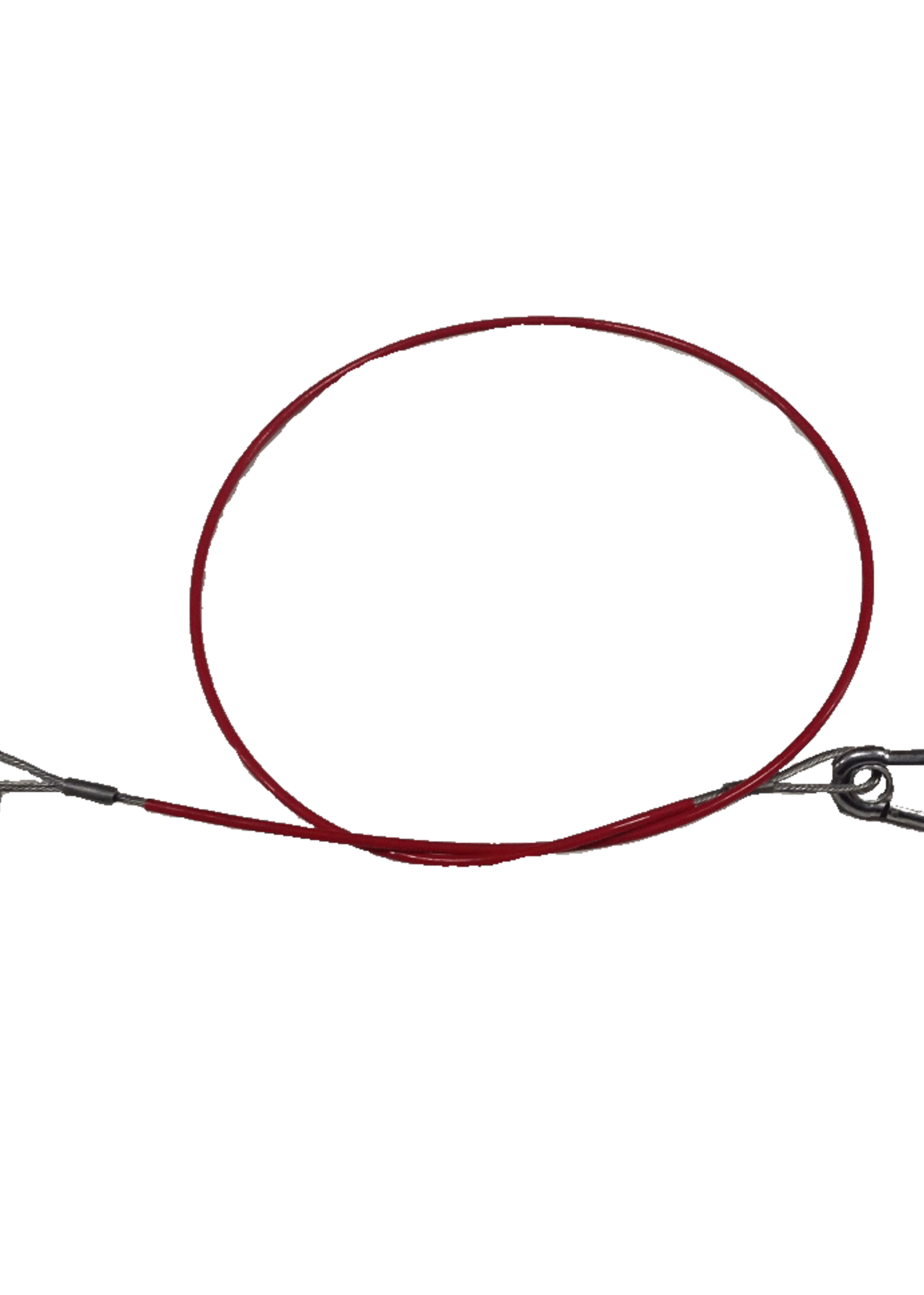 DTR Breekkabel 910mm Karabijn haak en ring 30 rood