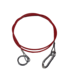 DTR Breekkabel 1450mm karabijn haak en ring 30 rood DTR Breekkabel 1450mm karabijn haak en ring 30 rood