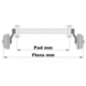 SPP Ongeremde as 750 kg padmaat 1050 flensmaat 1470 SPP Ongeremde as 750 kg padmaat 1050 flensmaat 1470