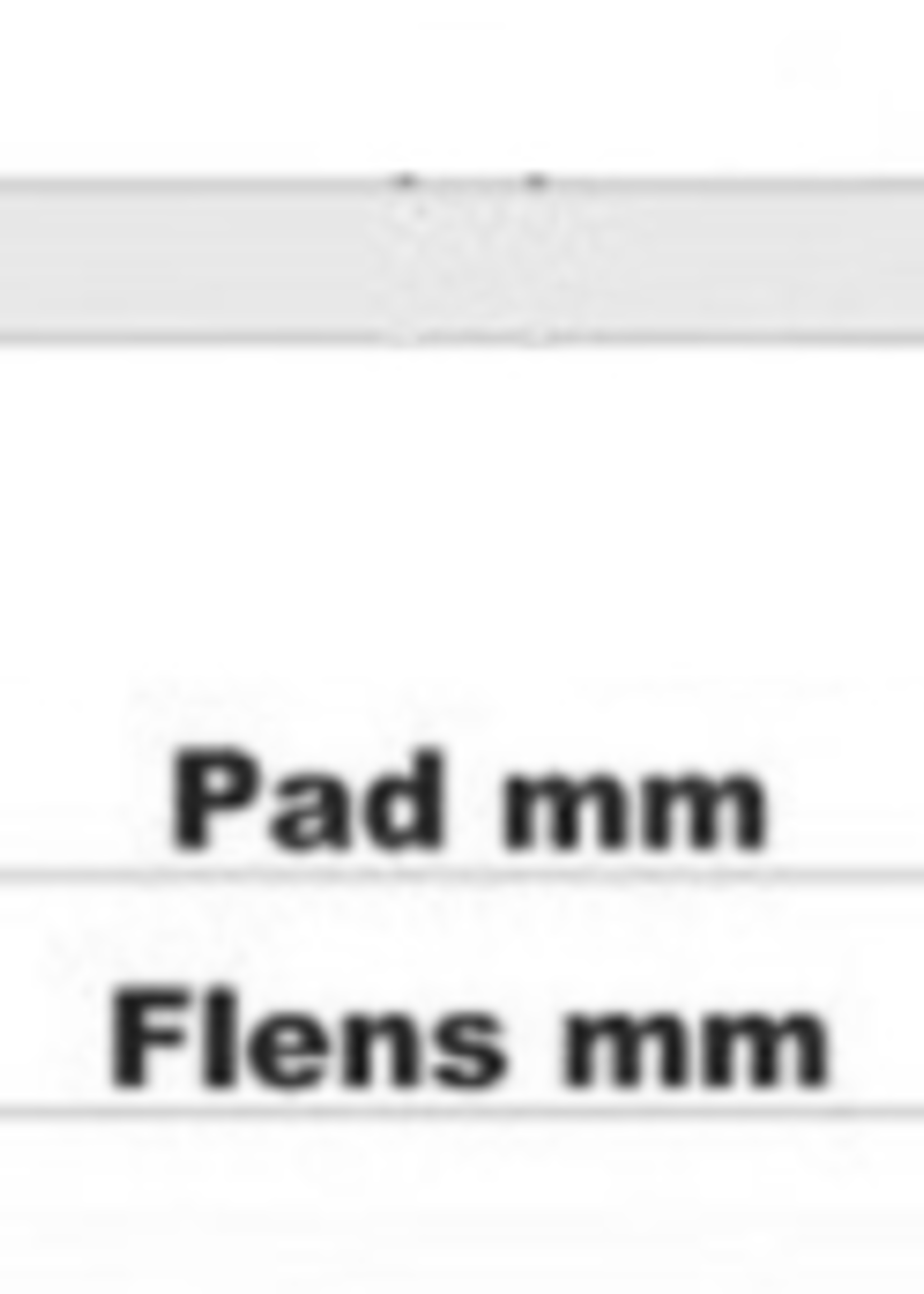 SPP Ongeremde as | waterdicht | pad 950 | flens 1370 |Hoge pad