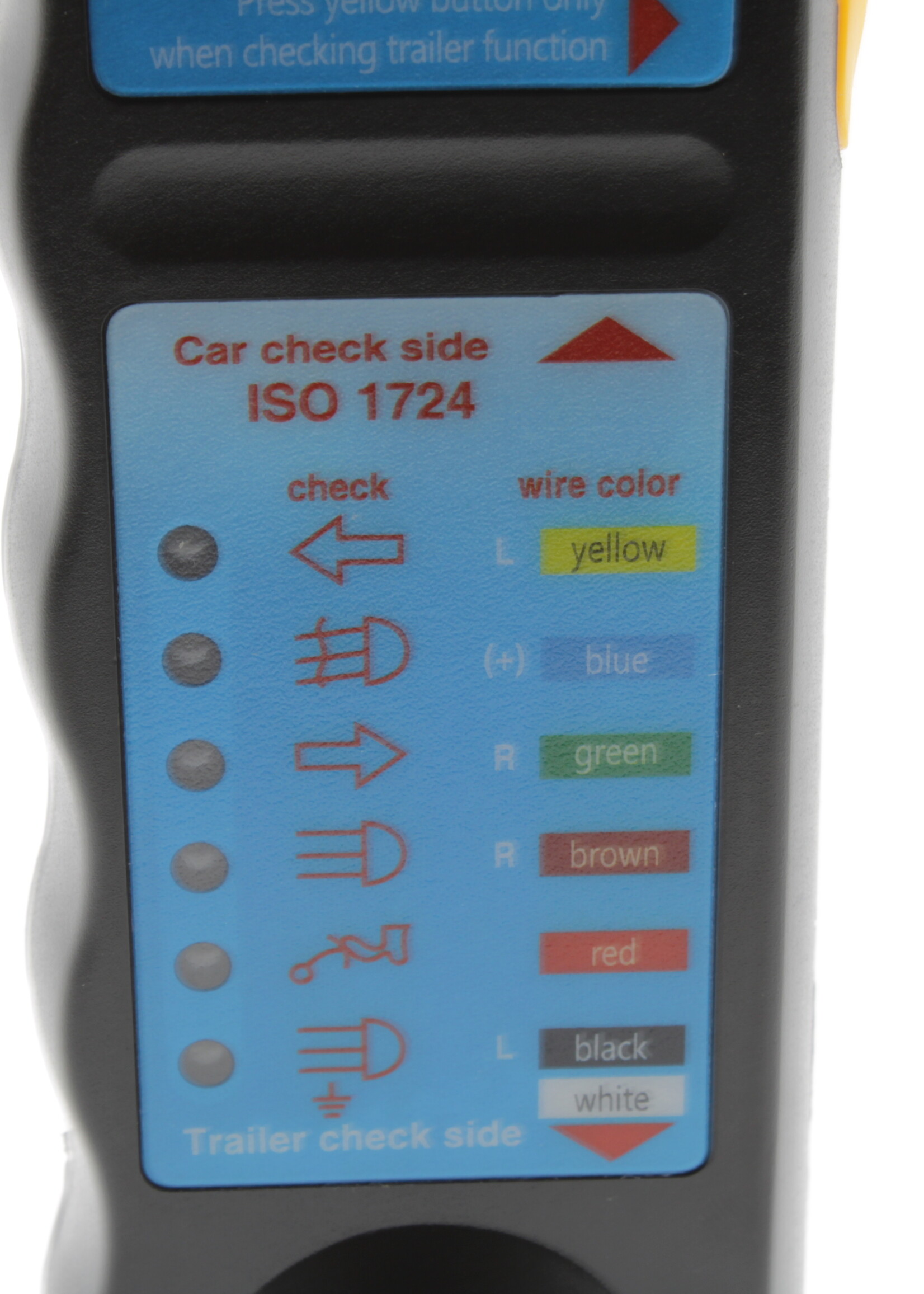 DTR Tester stekker 7 polig aansluiting 12 V