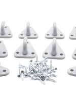 Bindhaak voor netten (set 10 stuks + 30 schroefjes)