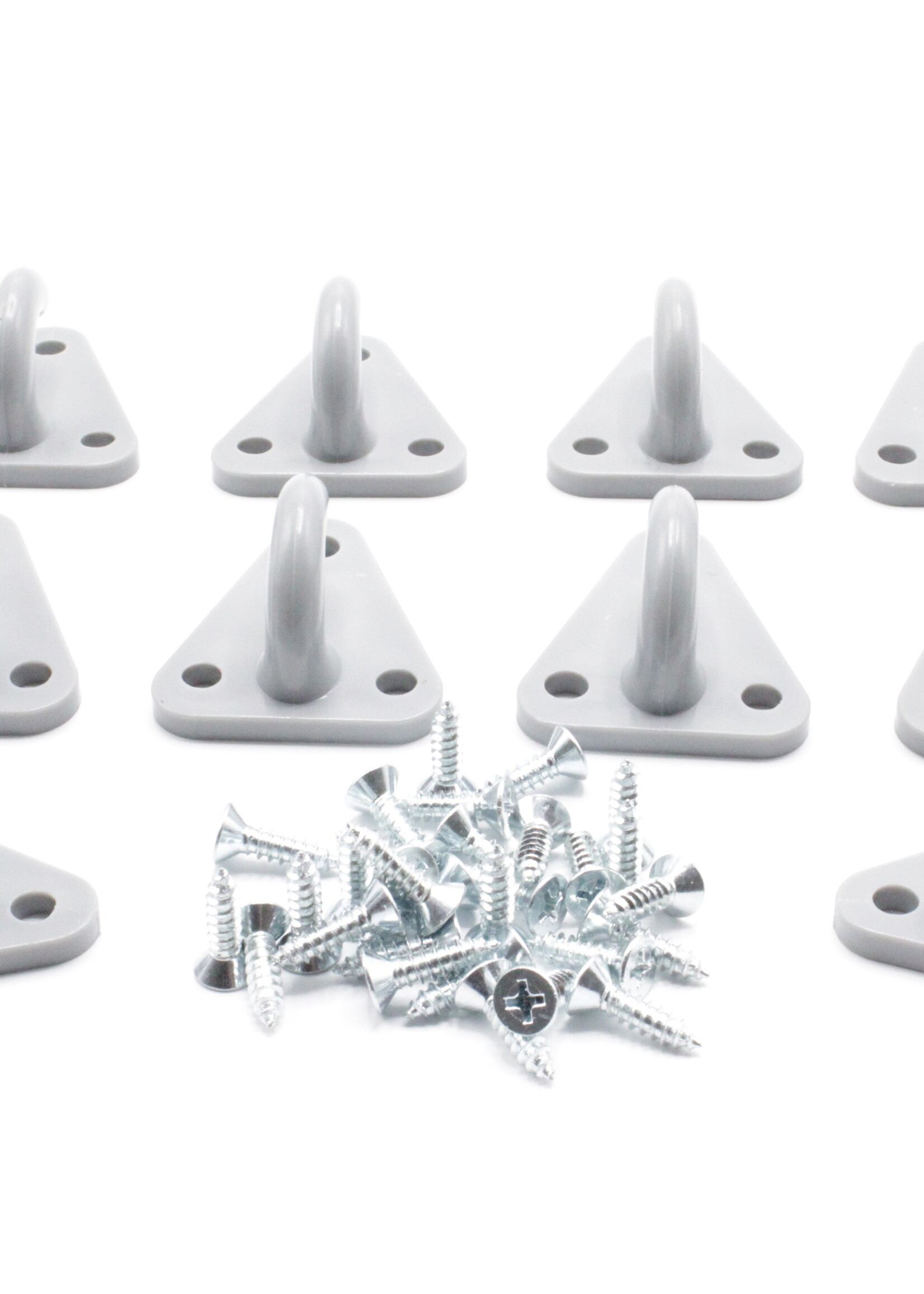 Bindhaak voor netten (set 10 stuks + 30 schroefjes)