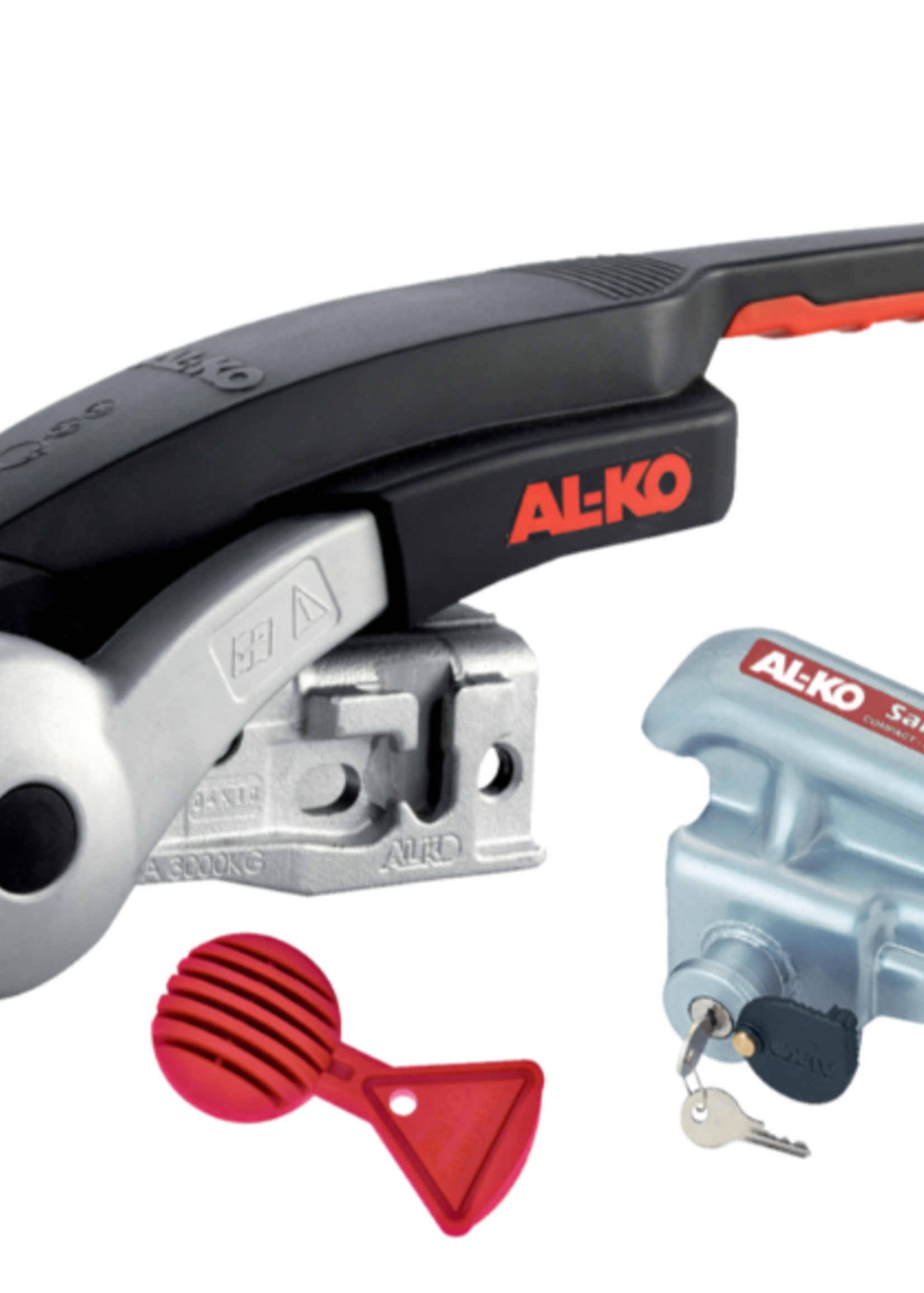 AL-KO Stabilisatiekoppeling Alko AKS 3004 Safety/ 3000kg rond 35/45/50 mm 2xH12  met slot en safetyball