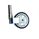 Neuswiel 48mm geribbeld velg metaal 220x60 Neuswiel 48mm geribbeld velg metaal 220x60