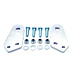 ALKO ALKO schokbrekerhouder 2-delig, 90x50mm, vz. ALKO ALKO schokbrekerhouder 2-delig, 90x50mm, vz.