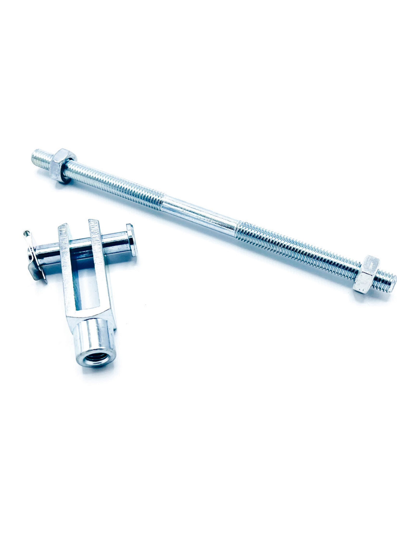 Remstang rechts/links lengte 160mm met gaffel M8