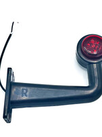 DAFA Breedtelicht rechts LED 90° (6 LED) Rood/Wit 12-24 V E4