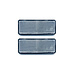DAFA Reflector wit met plakstrip 95x38 E keur (2 stuks) DAFA Reflector wit met plakstrip 95x38 E keur (2 stuks)