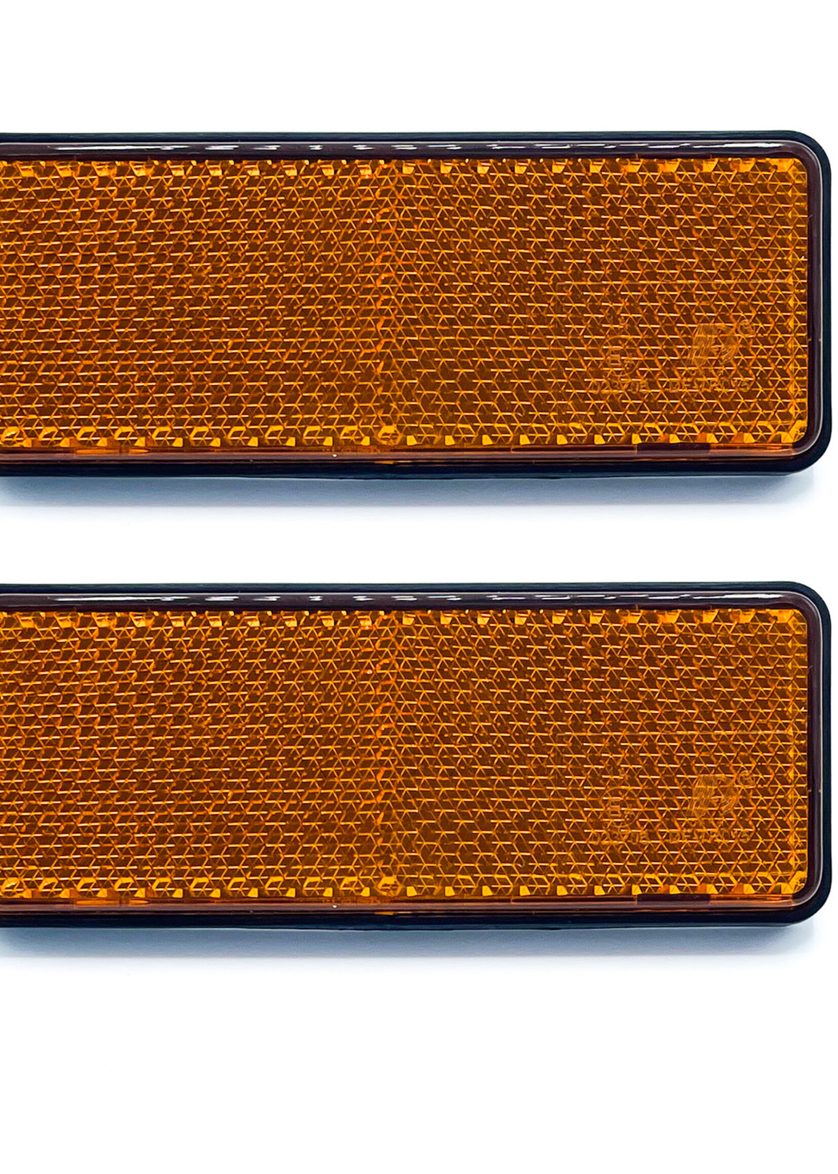 DAFA Reflector oranje schroefbaar 95x38 E-mark (2 stuks)