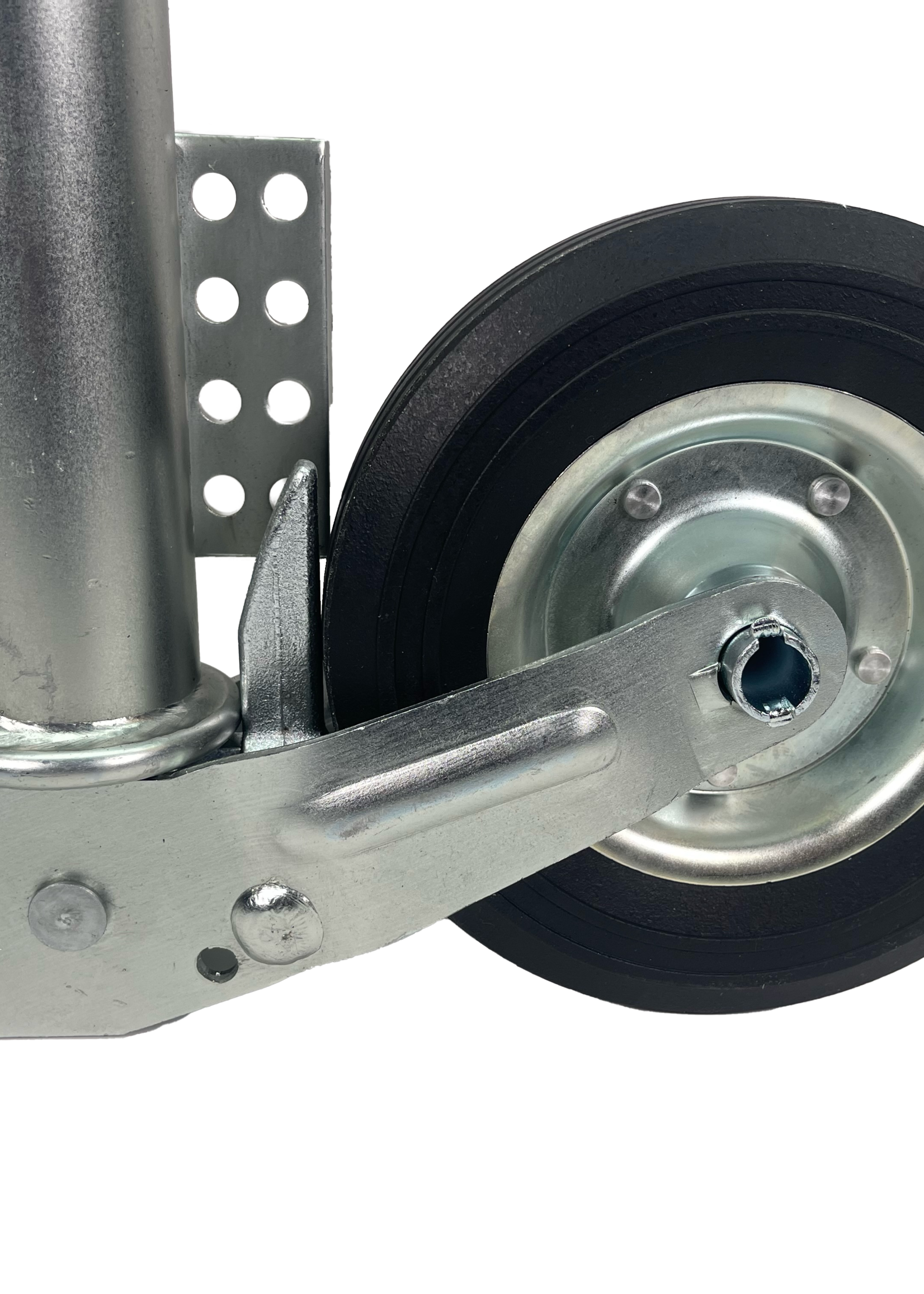 DTR Premium Neuswiel rond 60 opklapbaar 250kg 16 gaten met vetnippel