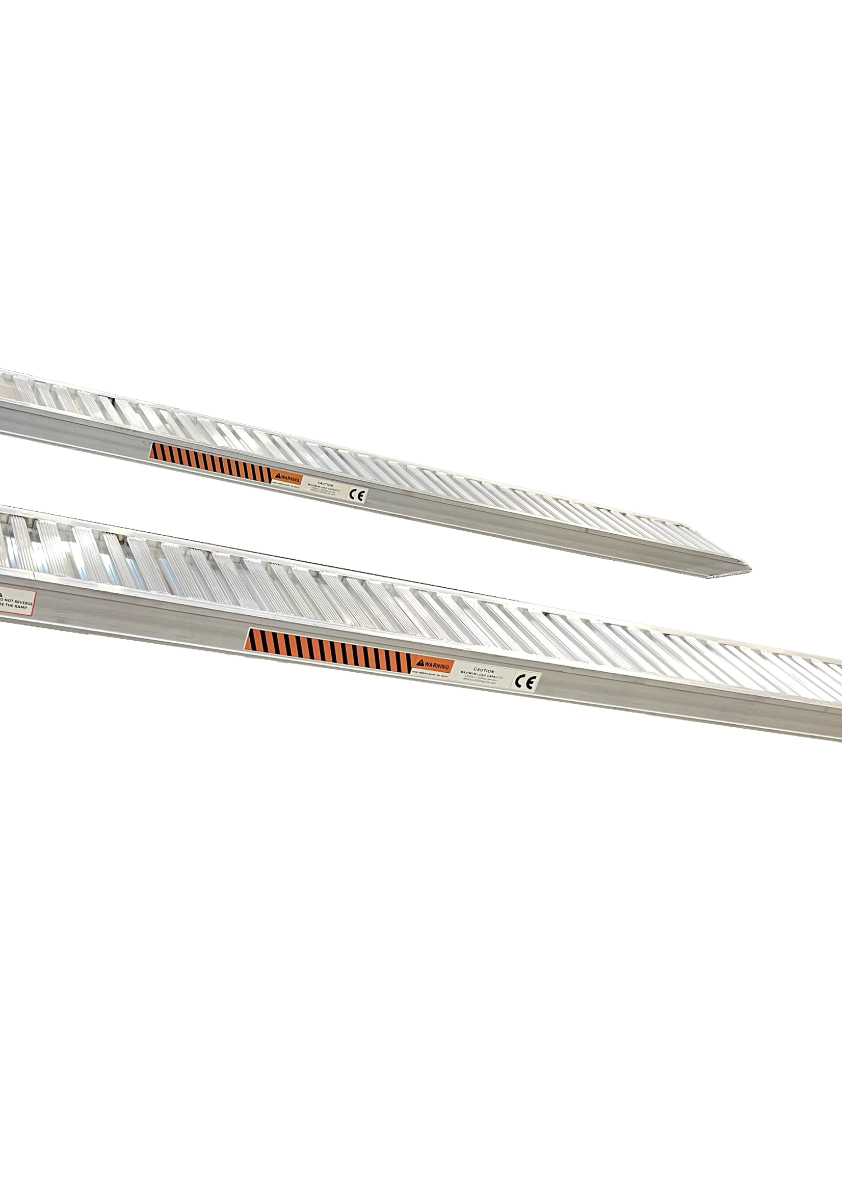 DTR Set van 2 Aluminium Oprijplaten 3000 kg - 240x30x7,5 cm, Geschikt voor Diverse Aanhangers inclusief Hapert en Henra