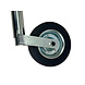 DTR Neuswiel rond 48 met stalen velg 175kg extra sterk DTR Neuswiel rond 48 met stalen velg 175kg extra sterk