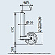 Neuswiel 60mm 200x50 500 kg Heavy Duty Neuswiel 60mm 200x50 500 kg Heavy Duty