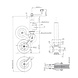 DTR Neuswiel DTR rond 60 Automatisch klapbaar 225x65 afstaande console DTR Neuswiel DTR rond 60 Automatisch klapbaar 225x65 afstaande console