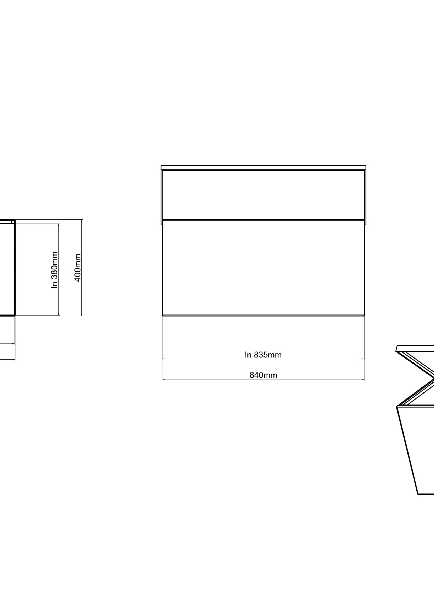 DTR Aluminium opbergkist 840x310x400