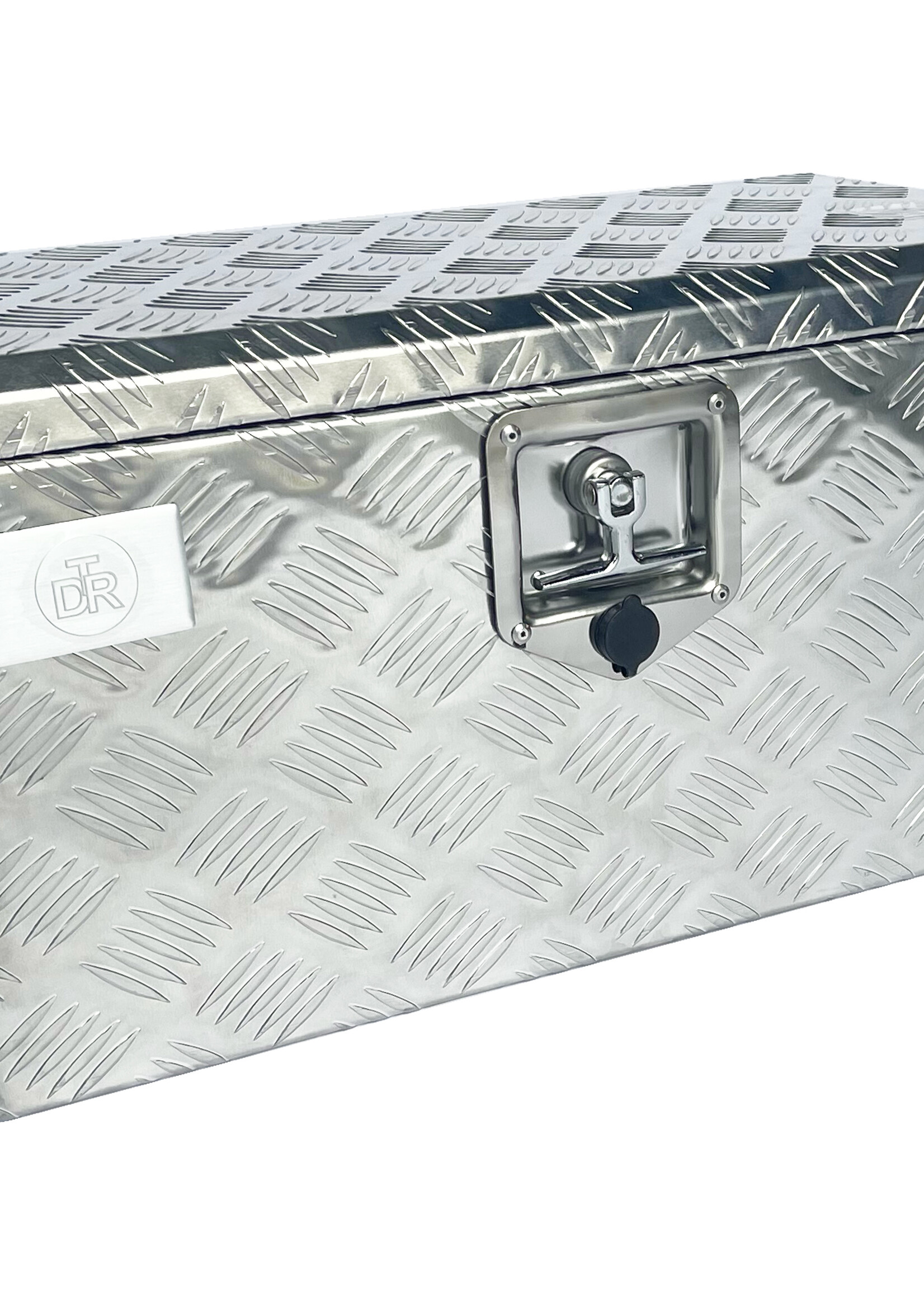 DTR Aluminium opbergkist 600x300x300 (2.0mm) met slot en gasveer