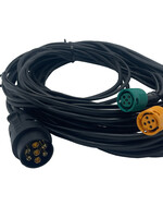 Kabelboom als Aspock 7 polig 5 polige connector - aftakingen