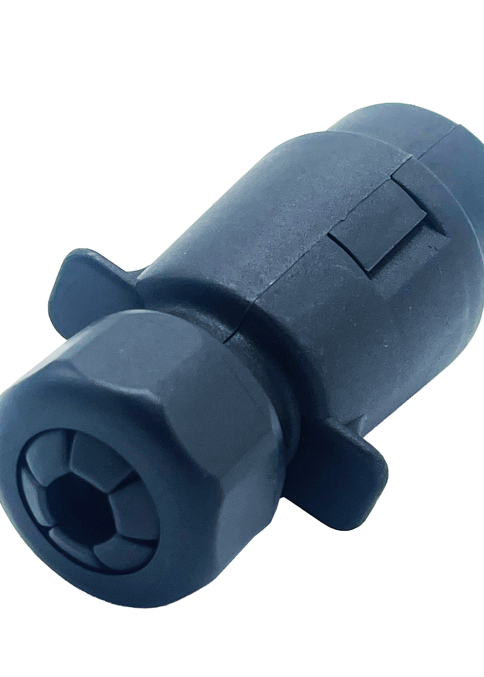 DTR Stekker 7 polig 12v  klikmodel RVS pins aansluiting