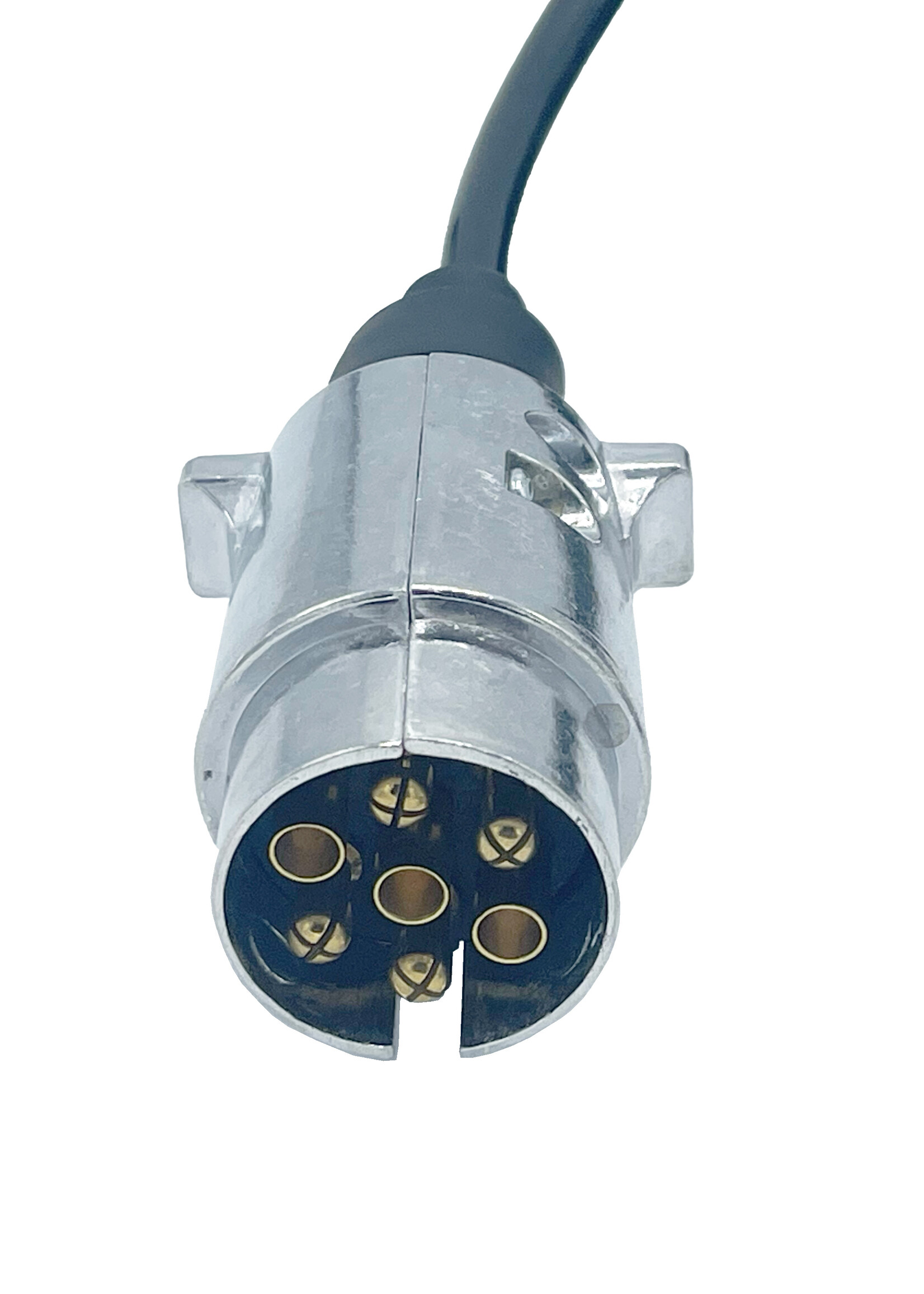 DTR spiraalkabel 3 meter 2x 7 polige aluminium stekker