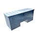 DTR Aluminium kist 900x340x410 met uitsparing 300 x120 materiaal dikte plaat 2.4mm DTR Aluminium kist 900x340x410 met uitsparing 300 x120 materiaal dikte plaat 2.4mm