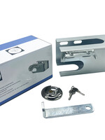 DTR Aanhangerslot / disselslot koker plaatdikte 2,5mm compleet met discusslot, incl 2 sleutels