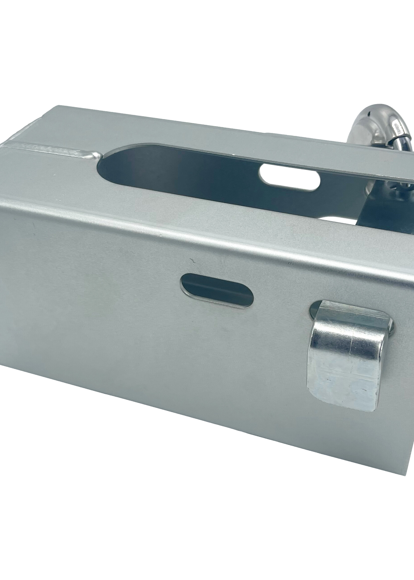 DTR Aanhangerslot / overdekslot koker plaatdikte 2,5mm compleet met discusslot, incl 2 sleutels