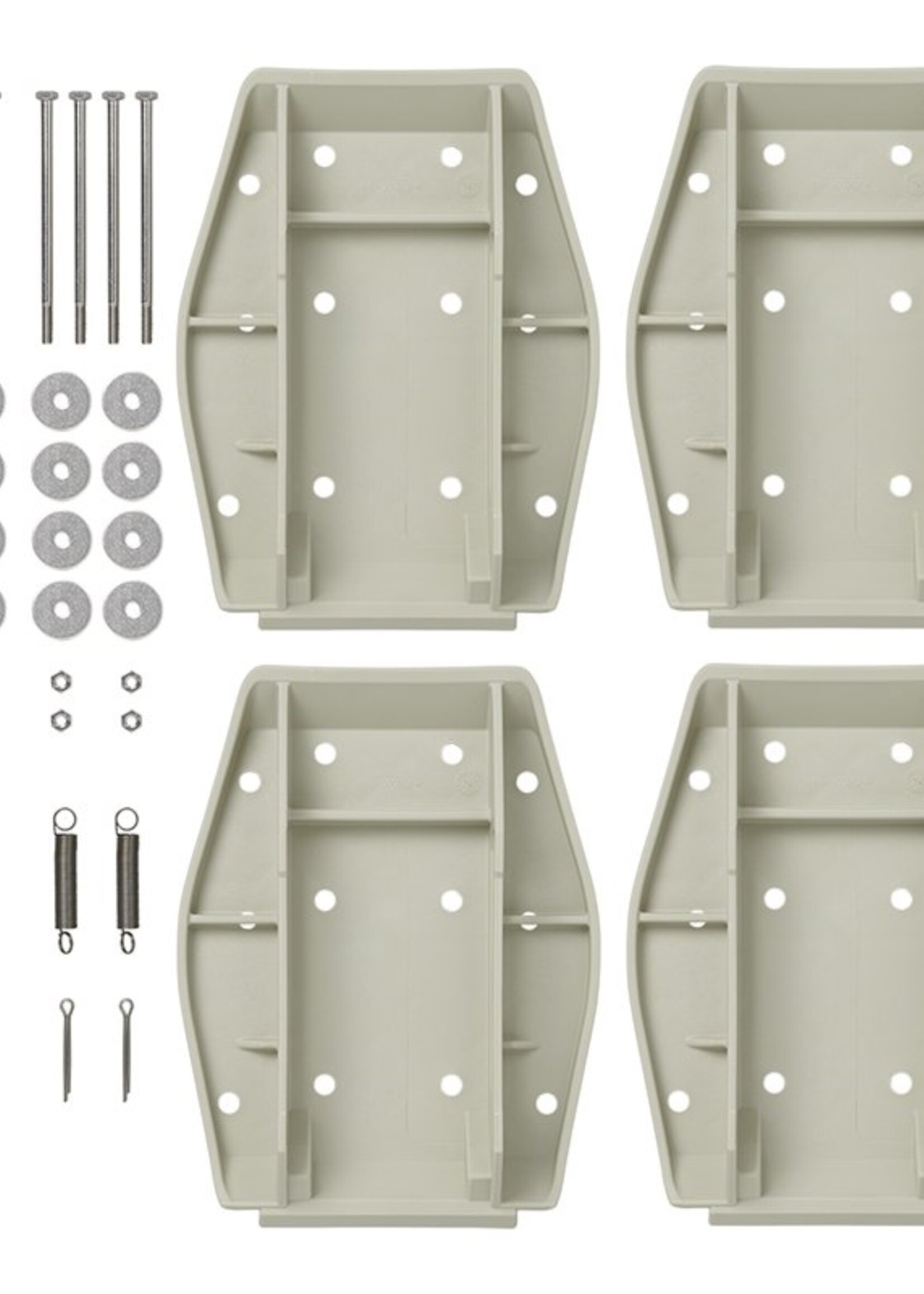 DTR Stabilisatievoeten set 4 stuks met montage materiaal (1500 KG)