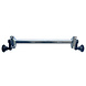 SPP Ongeremde as 750 kg padmaat 1200 flensmaat 1620 SPP Ongeremde as 750 kg padmaat 1200 flensmaat 1620