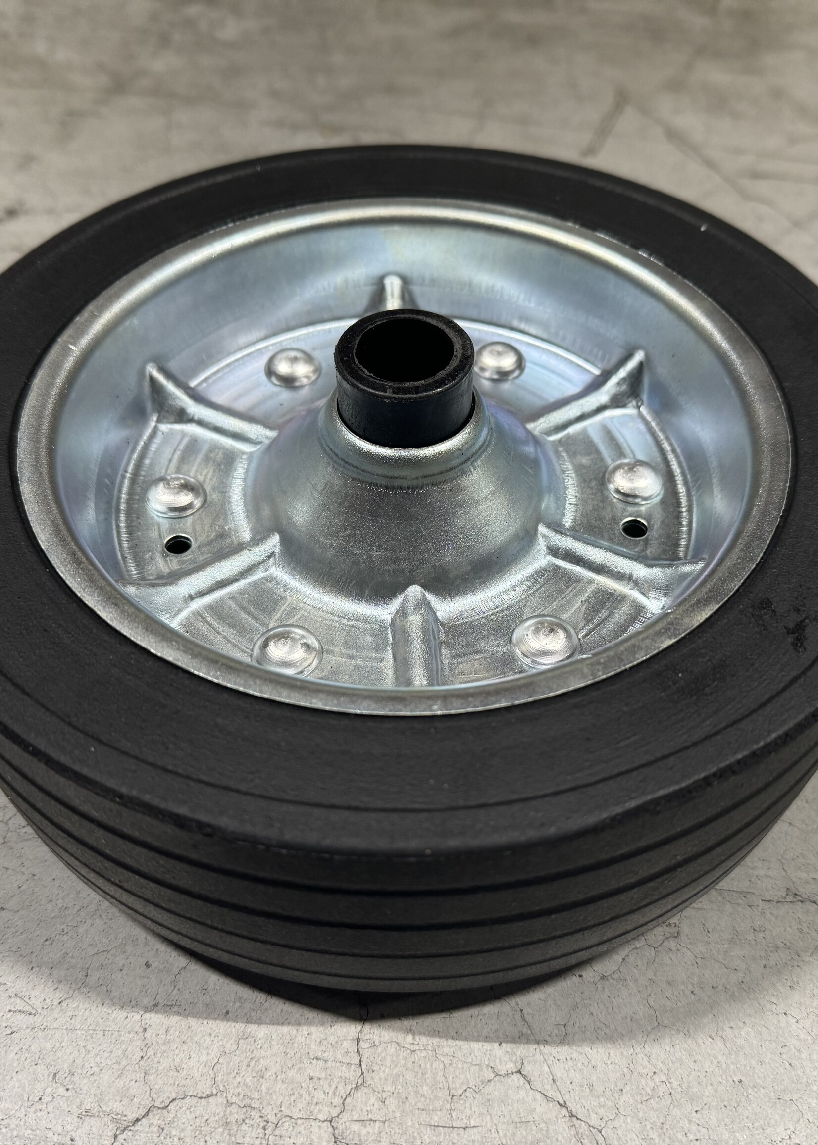 DTR Los neuswiel 220x65mm met afstandsbus