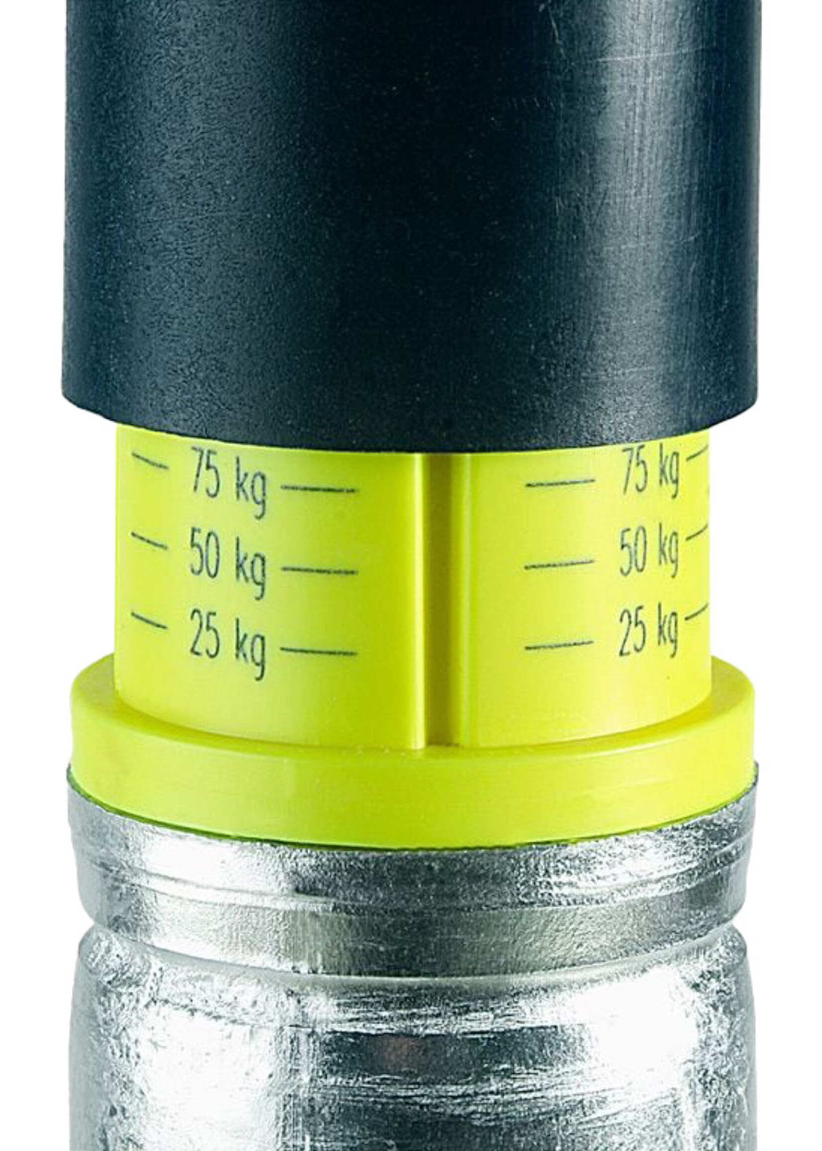 DTR Neuswiel rond 48 (225x70) vuur verzinkt met geïntegreerde kogeldrukmeter