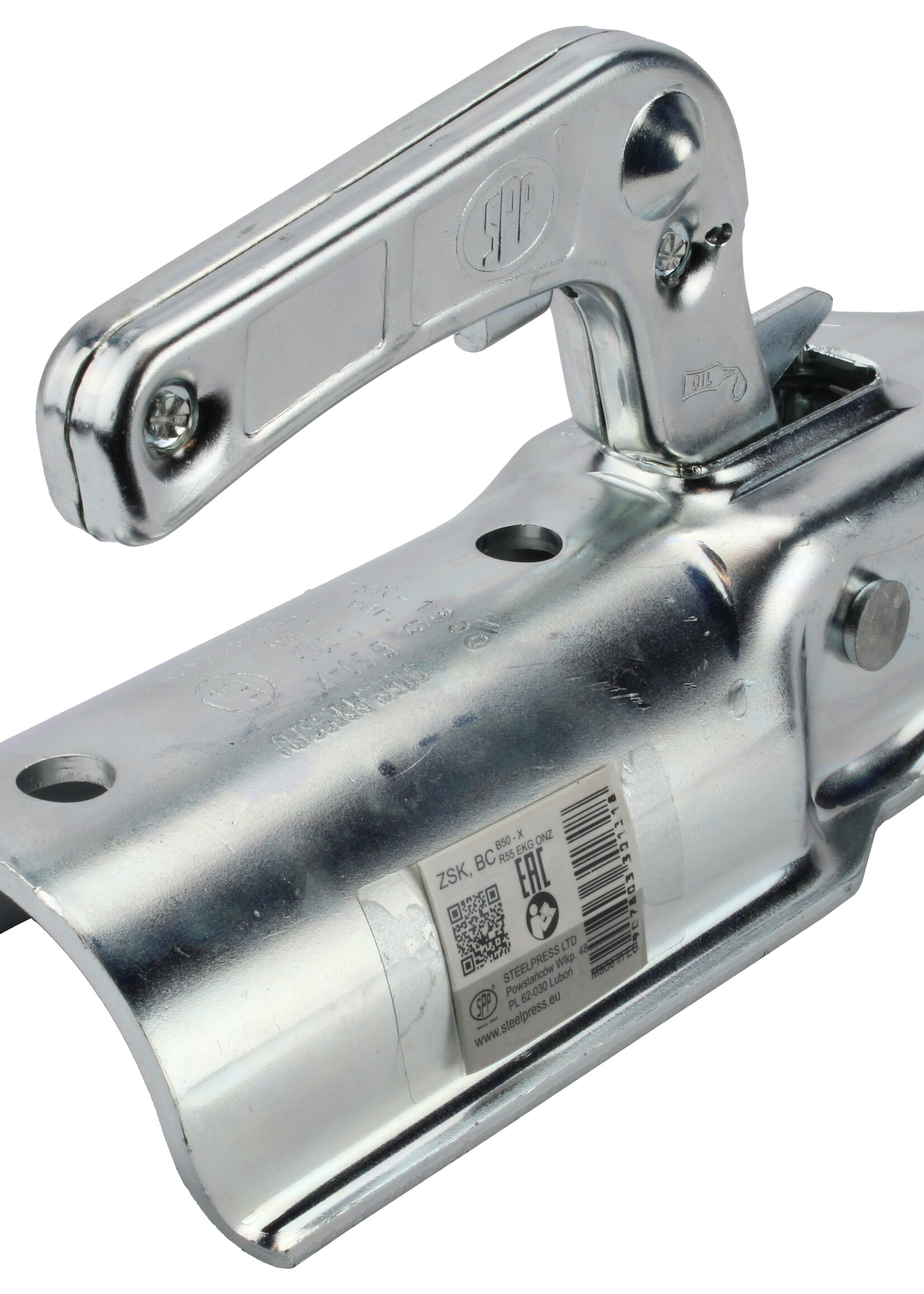 SPP Kogelkoppeling 1300 KG rond 70 SPP 2x m12 (ZSK-1300G-00-00)