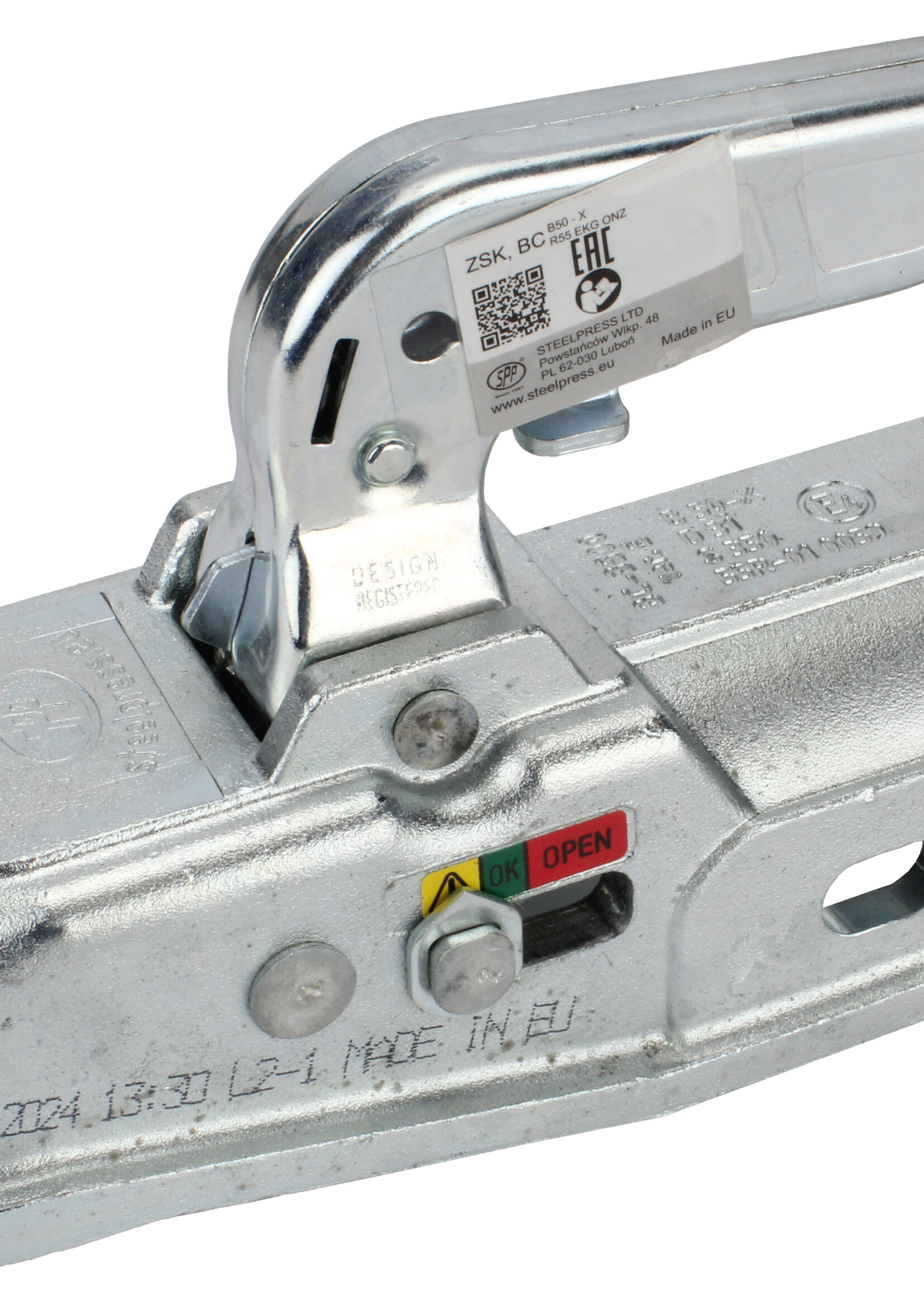 SPP Kogelkoppeling SPP BC 3500E-00-03 Ø 60 2 x M12 H, 1 x M12 V en met sleufgat