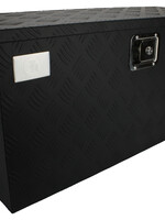 DTR Aluminium box 840x310x400 zwart poeder gecoat