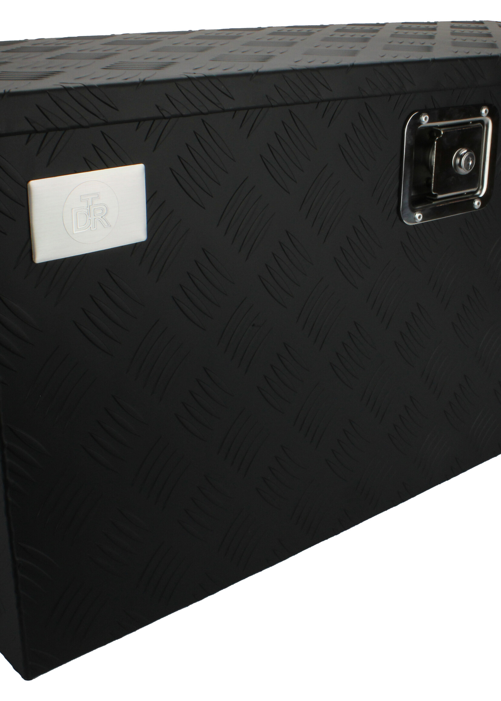 DTR Aluminium box 840x310x400 zwart poeder gecoat