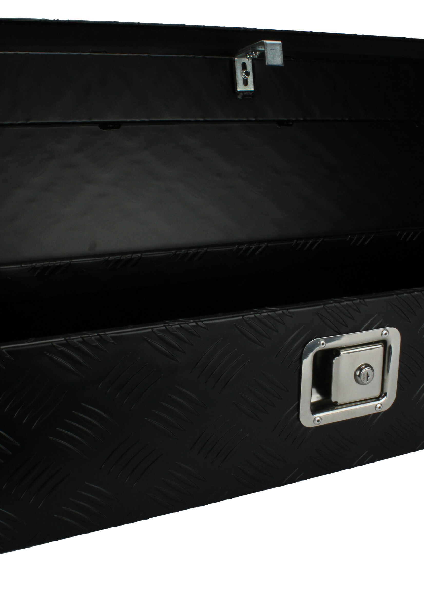DTR Aluminium box 950x320x190 zwart poeder gecoat