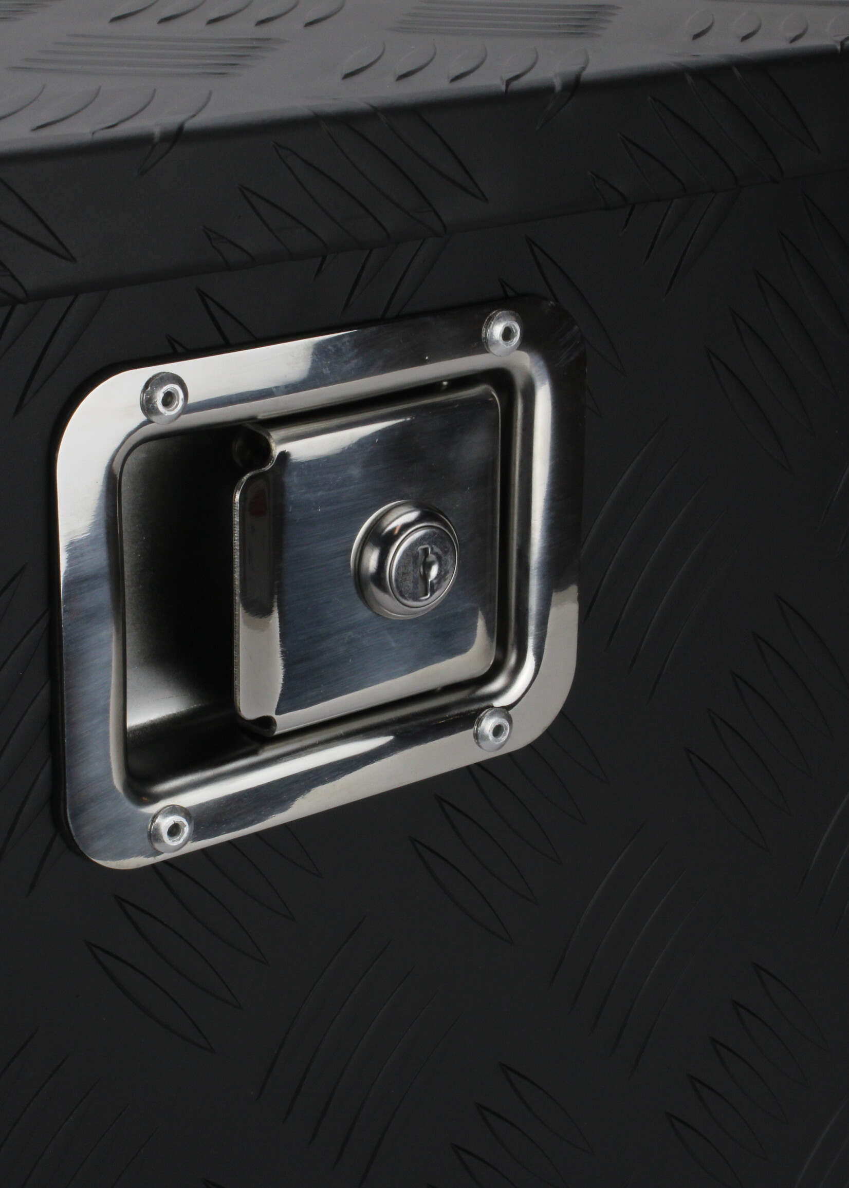 DTR Aluminium box 950x320x190 zwart poeder gecoat